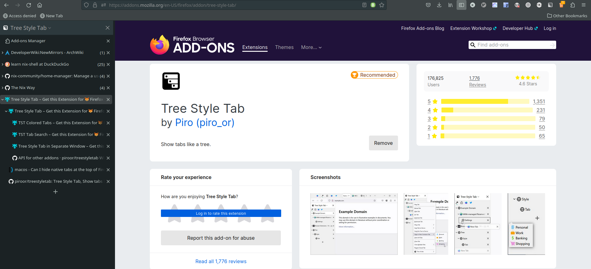 Firefox with TST